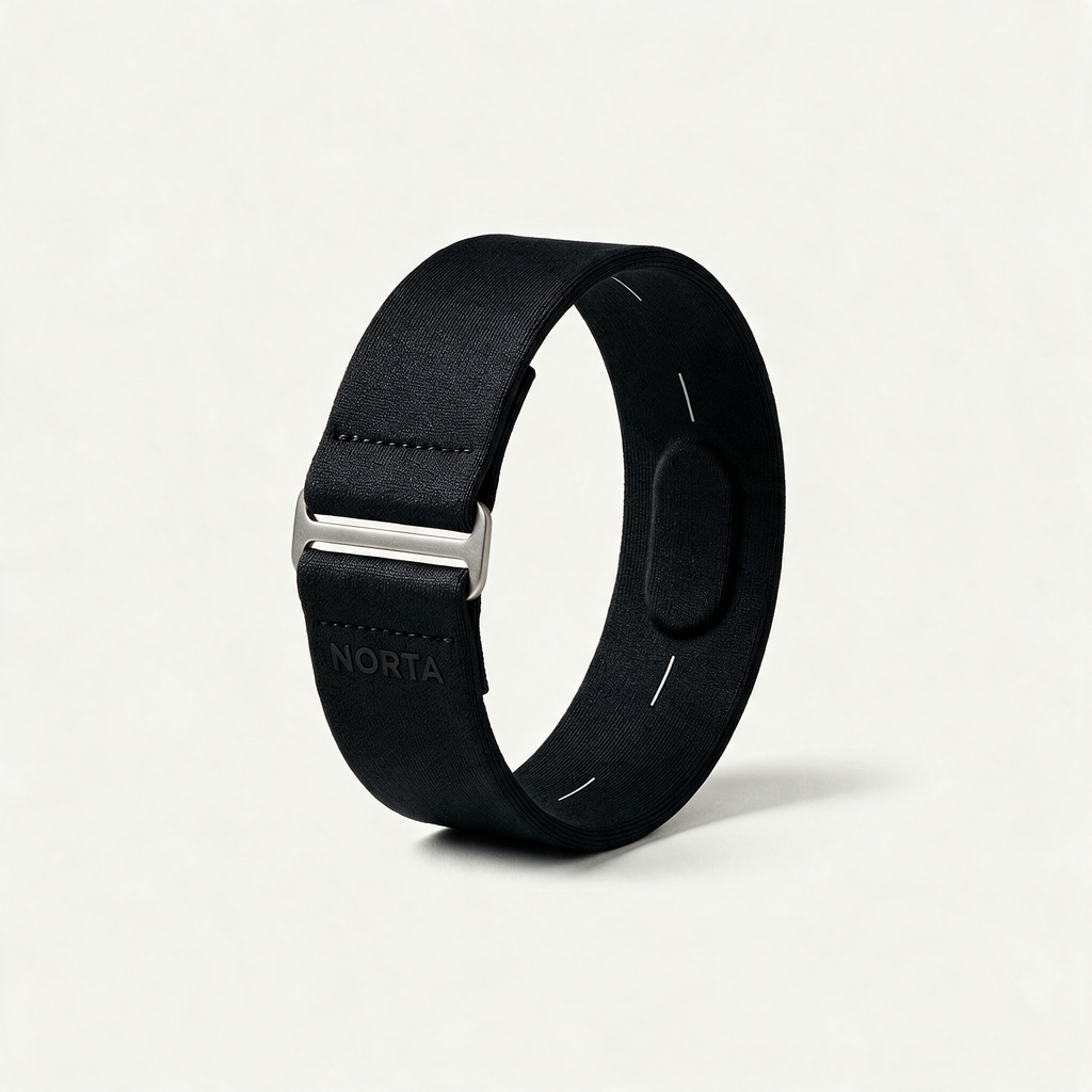The Norta band in Onyx Black